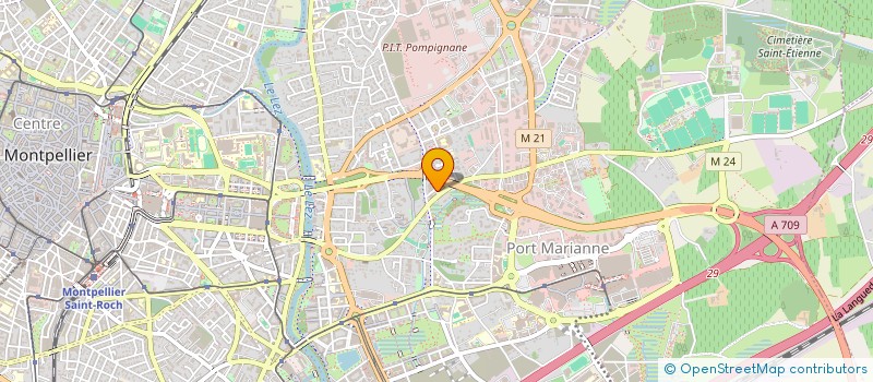 localisation de l'entreprise MADAME PAULINE BERGE à MONTPELLIER