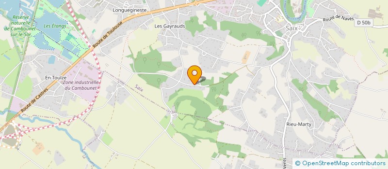 localisation de l'entreprise MADAME PAULINE BERNAL  SAIX