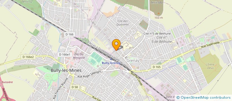 localisation de l'entreprise MADAME PAULINE BERNARD  GRENAY