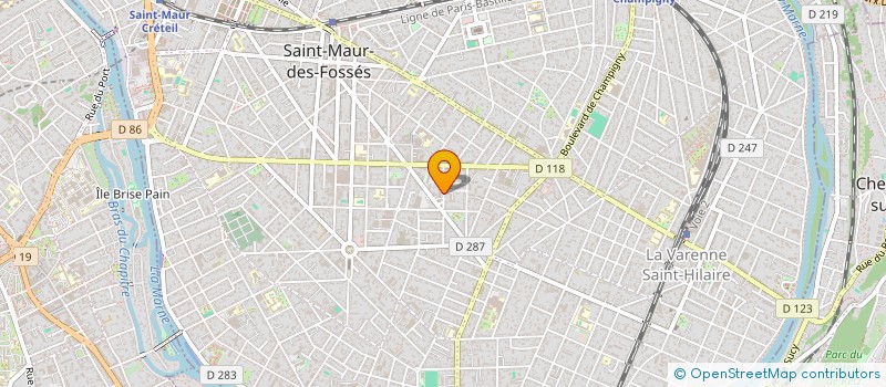 localisation de l'entreprise MADAME PAULINE BERNARD à SAINT-MAUR-DES-FOSSES
