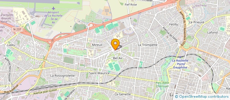 localisation de l'entreprise MADAME PAULINE BERTAUD  LA ROCHELLE