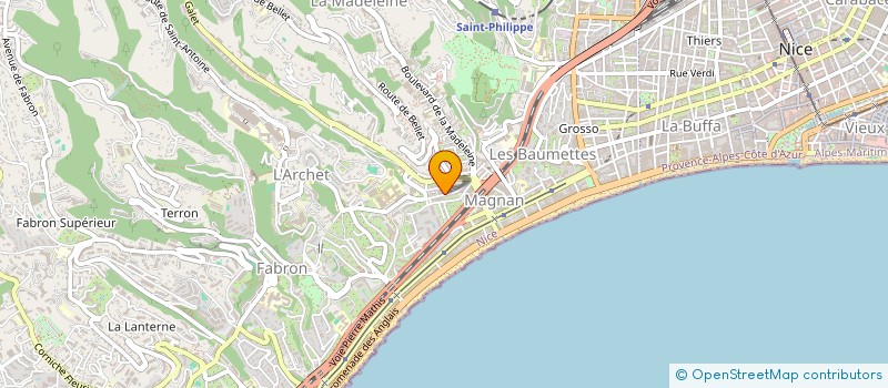localisation de l'entreprise MADAME PAULINE BERTHELOT à NICE
