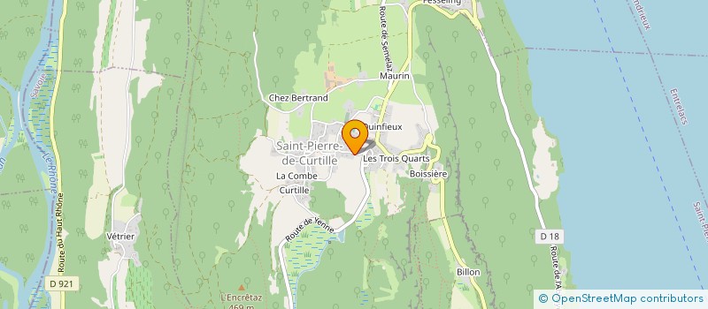 localisation de l'entreprise MADAME PAULINE BERTHET  SAINT-PIERRE-DE-CURTILLE