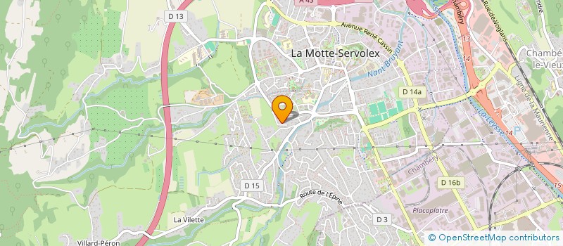 localisation de l'entreprise MADAME PAULINE BERTHOLLET  LA MOTTE-SERVOLEX