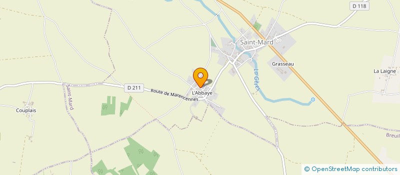 localisation de l'entreprise MADAME PAULINE BERTIN à SAINT-MARD