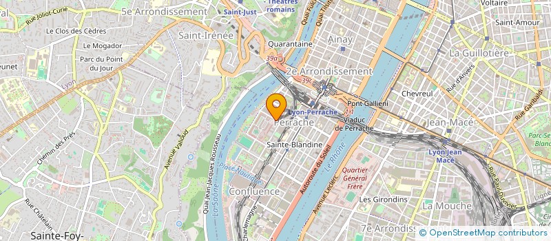 localisation de l'entreprise MADAME PAULINE BERTRAND à LYON