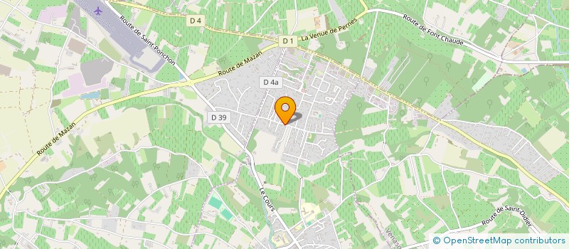 localisation de l'entreprise MADAME PAULINE BERTRAND à SAINT-DIDIER