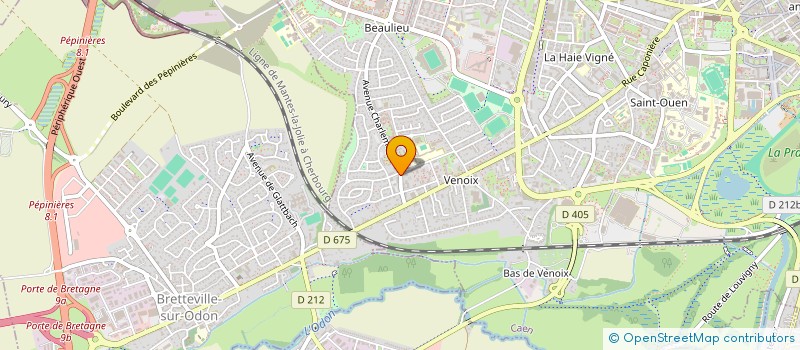localisation de l'entreprise MADAME PAULINE BESSELIEVRE à CAEN
