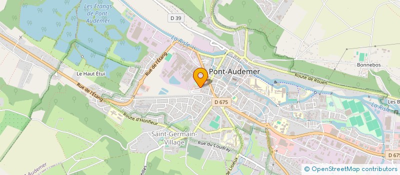 localisation de l'entreprise MADAME PAULINE BETTON à PONT-AUDEMER