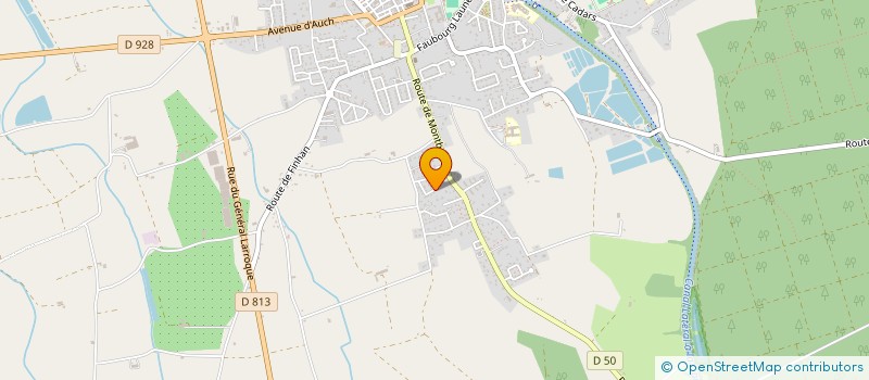 localisation de l'entreprise MADAME PAULINE BEUSTE  MONTECH