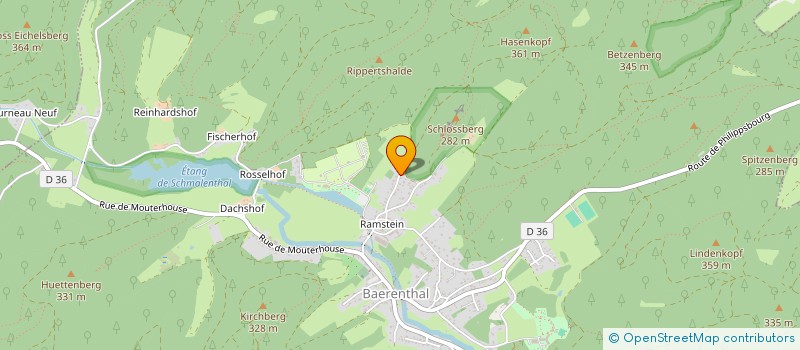 localisation de l'entreprise MADAME PAULINE BEYER  BAERENTHAL