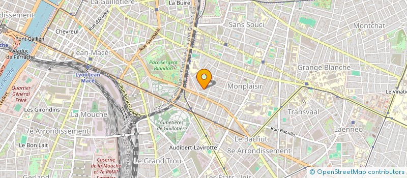 localisation de l'entreprise MADAME PAULINE BEYOU à LYON