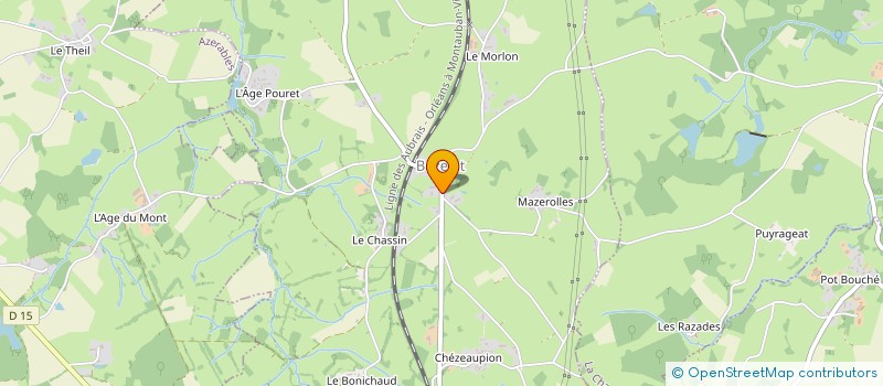 localisation de l'entreprise MADAME PAULINE BICHET  BAZELAT