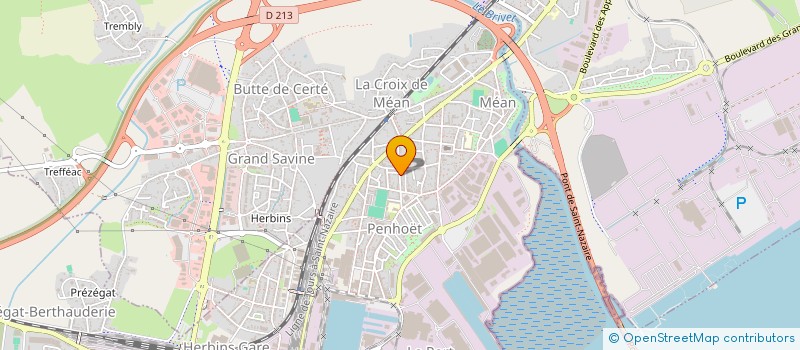 localisation de l'entreprise MADAME PAULINE BIDAULT à SAINT-NAZAIRE