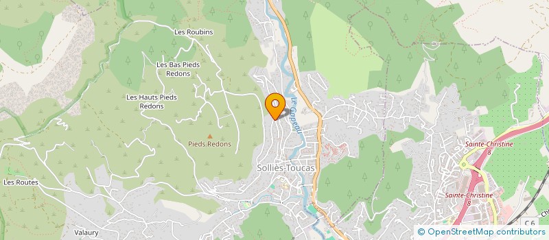 localisation de l'entreprise MADAME PAULINE BIGARE  SOLLIES-TOUCAS