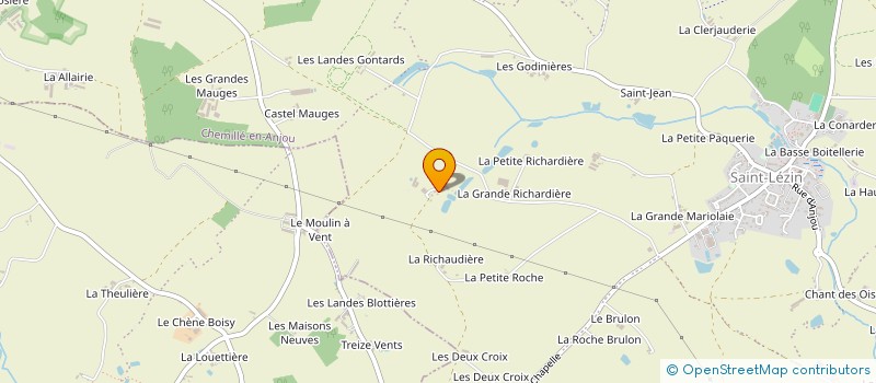 localisation de l'entreprise MADAME PAULINE BIGOT  CHEMILLE-EN-ANJOU