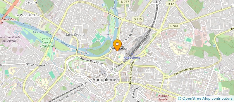 localisation de l'entreprise MADAME PAULINE BILLARD à ANGOULEME