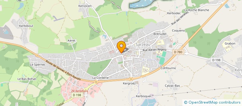 localisation de l'entreprise MADAME PAULINE BILLY  SARZEAU