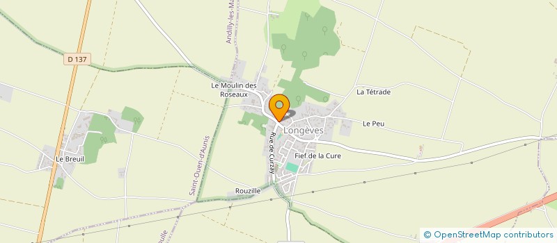 localisation de l'entreprise MADAME PAULINE BLANCHARD  LONGEVES