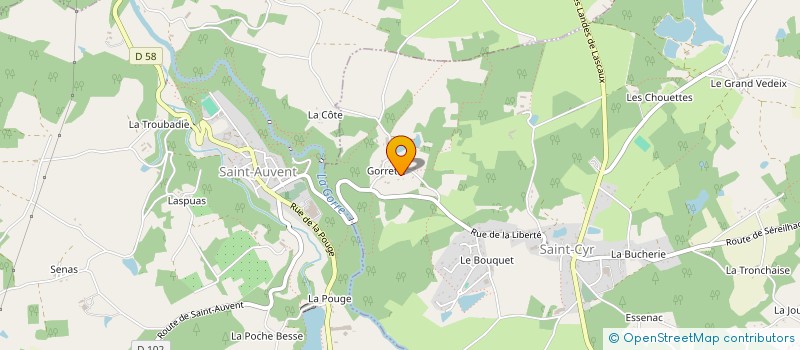 localisation de l'entreprise MADAME PAULINE BLANCHETON à SAINT-CYR