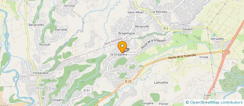 localisation de l'entreprise MADAME PAULINE BLANQUER  PETIT-BOURG