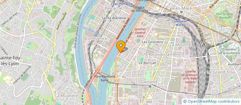 localisation de l'entreprise MADAME PAULINE BLARD  LYON