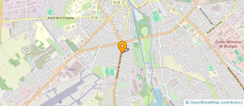 localisation de l'entreprise MADAME PAULINE BLONDELET  BOURGES