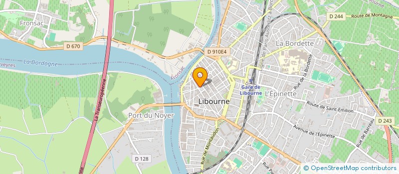 localisation de l'entreprise MADAME PAULINE BOCHE  LIBOURNE