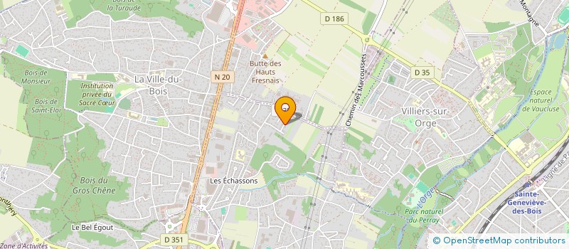 localisation de l'entreprise MADAME PAULINE BODET à LONGPONT-SUR-ORGE