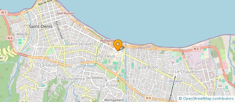 localisation de l'entreprise MADAME PAULINE BOLA  SAINT-DENIS