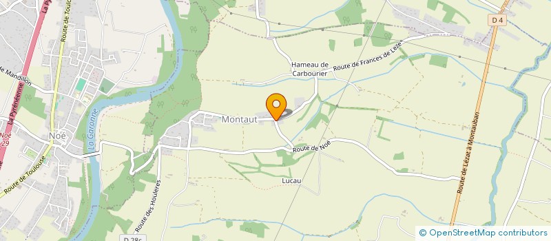 localisation de l'entreprise MADAME PAULINE BOLAND à MONTAUT