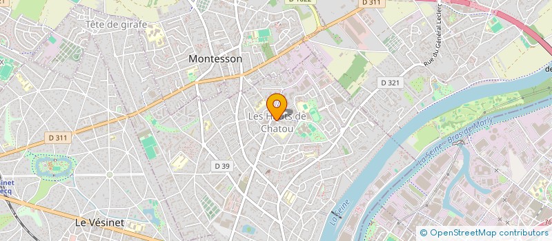 localisation de l'entreprise MADAME PAULINE BOLIVARD  CHATOU