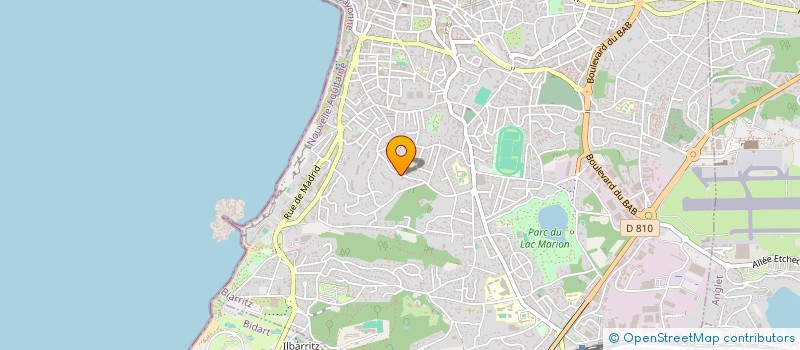 localisation de l'entreprise MADAME PAULINE BONED à BIARRITZ