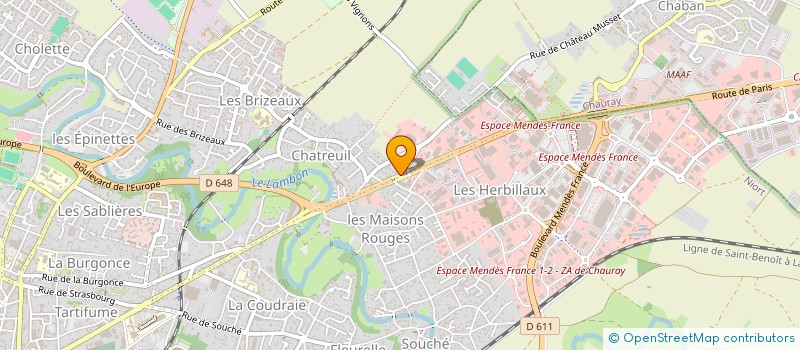 localisation de l'entreprise MADAME PAULINE BONNAUD à NIORT