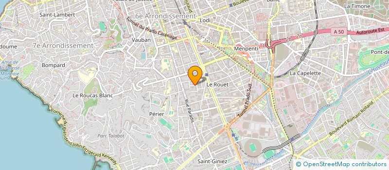 localisation de l'entreprise MADAME PAULINE BONNEAU à MARSEILLE