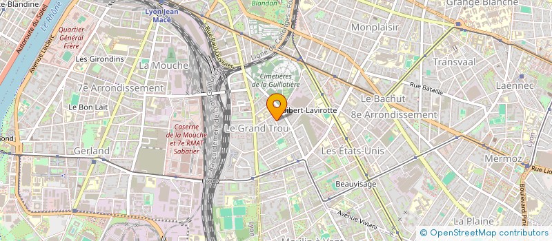 localisation de l'entreprise MADAME PAULINE BORASCI  LYON