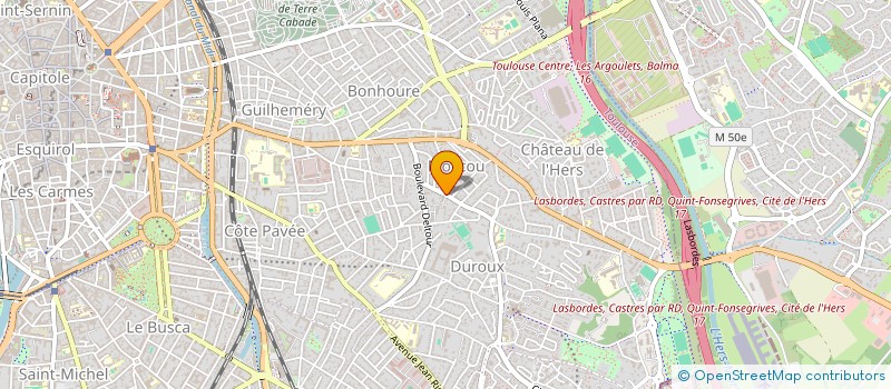 localisation de l'entreprise MADAME PAULINE BORDES à TOULOUSE