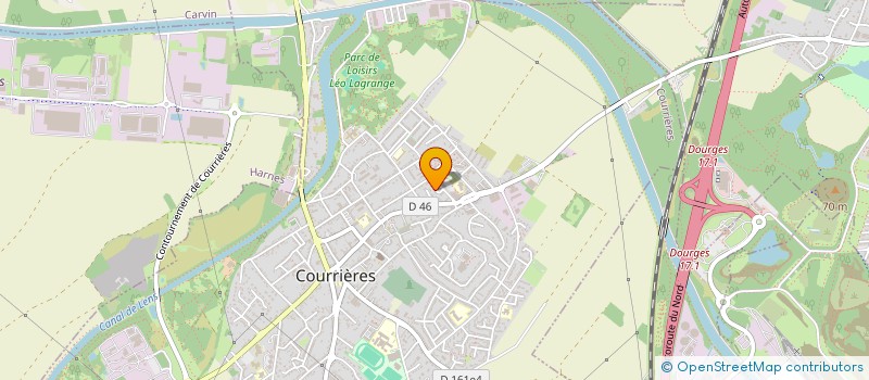 localisation de l'entreprise MADAME PAULINE BORDIER  COURRIERES