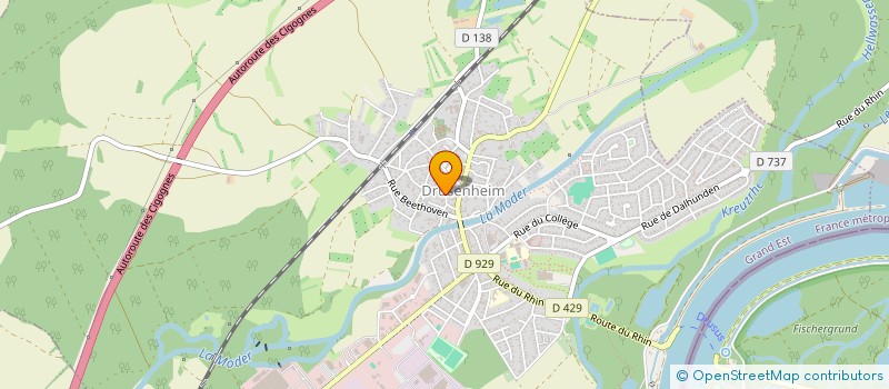 localisation de l'entreprise MADAME PAULINE BORNERT à DRUSENHEIM