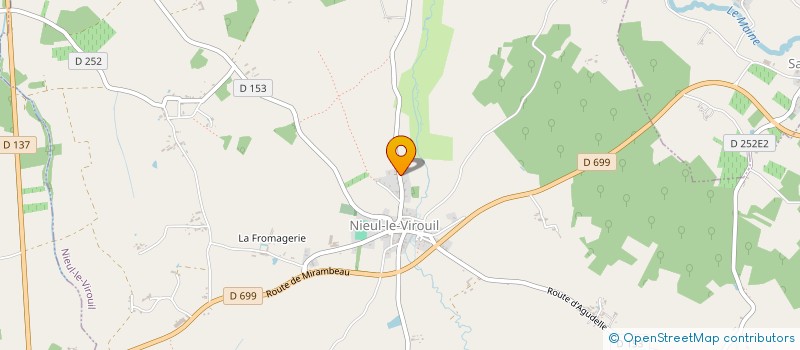 localisation de l'entreprise MADAME PAULINE BOSSIS  NIEUL-LE-VIROUIL