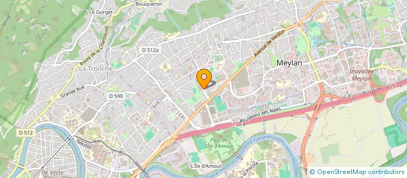 localisation de l'entreprise MADAME PAULINE BOUCHET à MEYLAN