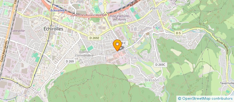 localisation de l'entreprise MADAME PAULINE BOUCHOT à ECHIROLLES