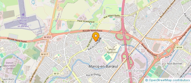 localisation de l'entreprise MADAME PAULINE BOUDAILLIEZ à MARCQ-EN-BARŒUL