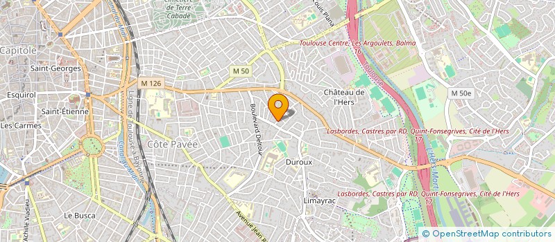 localisation de l'entreprise MADAME PAULINE BOUDART à TOULOUSE
