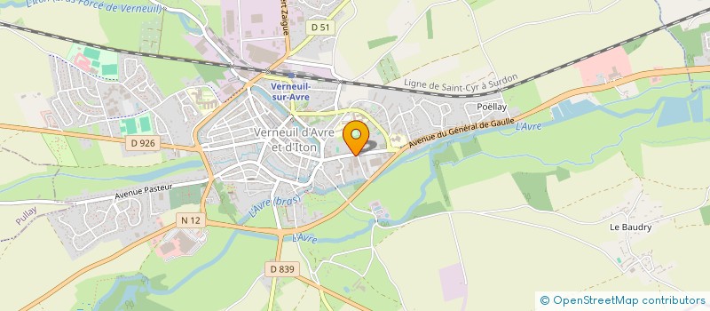 localisation de l'entreprise MADAME PAULINE BOUDET à VERNEUIL D'AVRE ET D'ITON