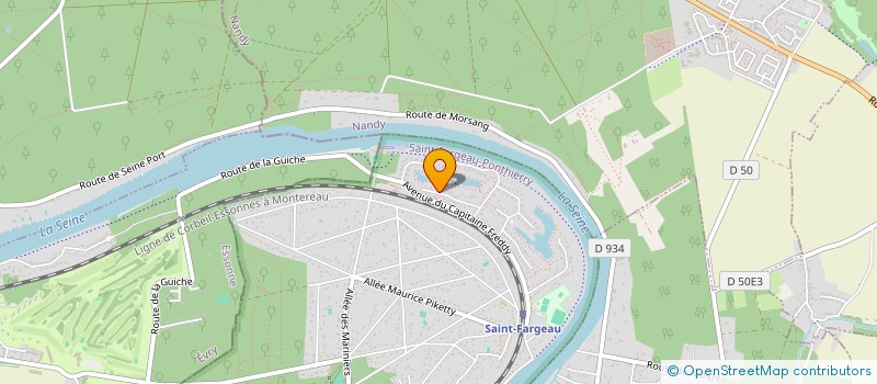 localisation de l'entreprise MADAME PAULINE BOUDON  SAINT-FARGEAU-PONTHIERRY