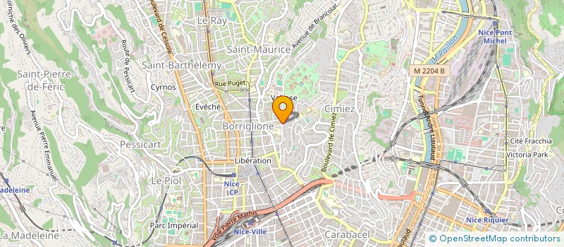 localisation de l'entreprise MADAME PAULINE BOUHEY à NICE