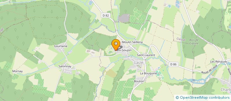 localisation de l'entreprise MADAME PAULINE BOUILLOT  LAIZE