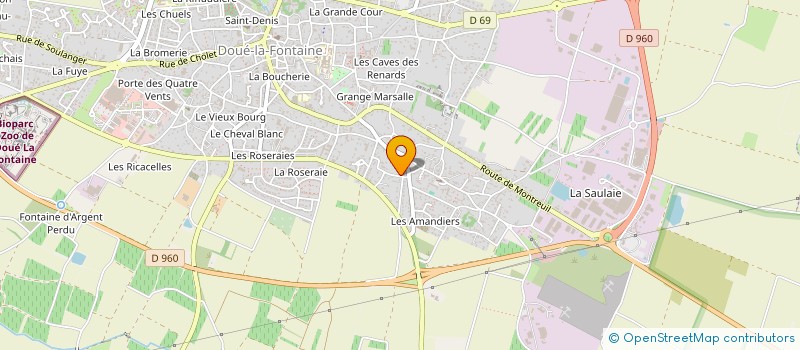 localisation de l'entreprise MADAME PAULINE BOULAY  DOUE-EN-ANJOU