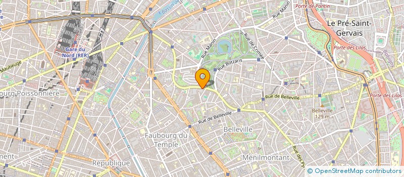 localisation de l'entreprise MADAME PAULINE BOURDAUD  PARIS